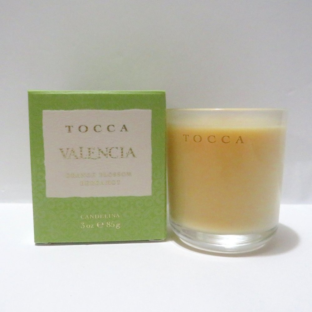 TOCCA CALENCIA ORANGE BLOSSOM BERGAMOT CANDELINA 3 OZ